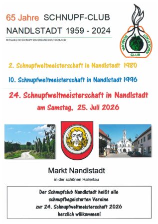 24. Schnupf-Weltmeisterschaft @ Nandlstadt